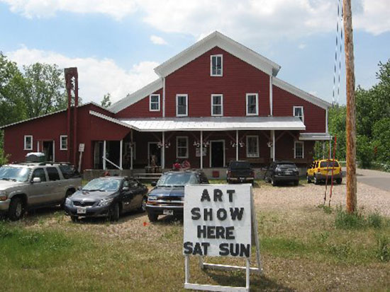 Rising Star Mill - art show sign, Photo credit = Portage County Historical Society Rising Star Mill - art show sign, Photo credit = Portage County Historical Society